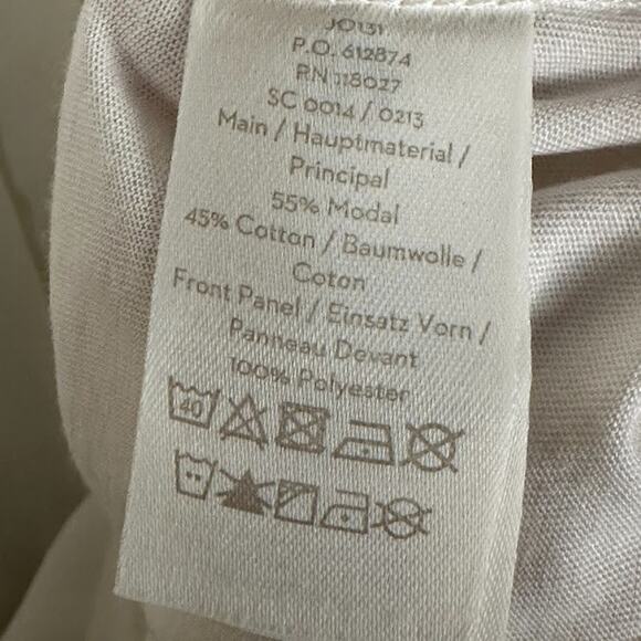 Boden Top Womens 16 Cream Short Sleeve Preppy Career Minimalist Blouse Neutral - Picture 6 of 11